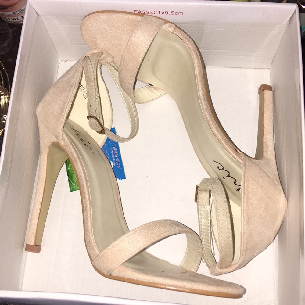Cream colored heels